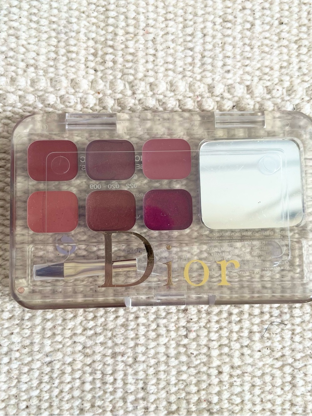 New Vintage Dior 2000s Lip Palette  With Brush Mirror Diorific Y2K Lip Palette